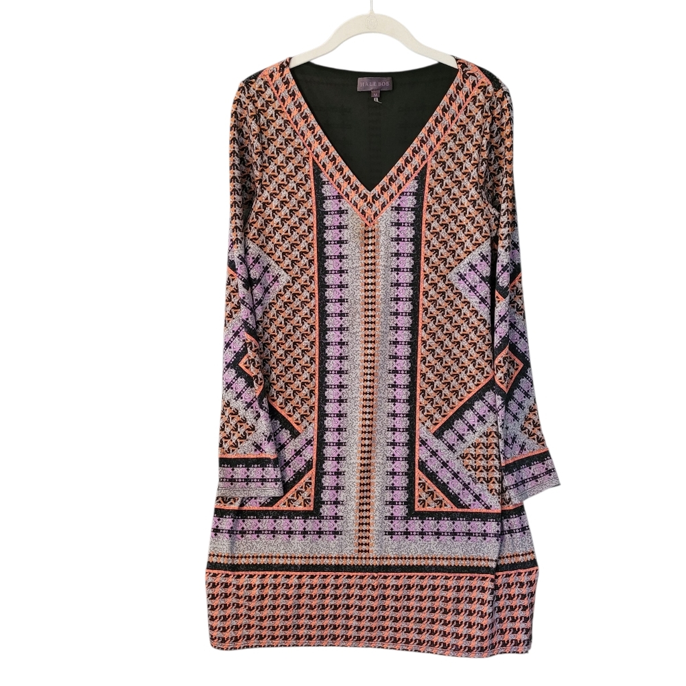 Hale Bob multicolor, multiprint shift dress - M.        G100
